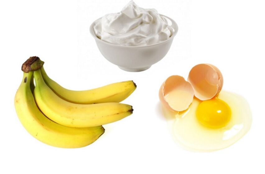 Le masque à l'œuf et à la banane convient à tous les types de peau. 