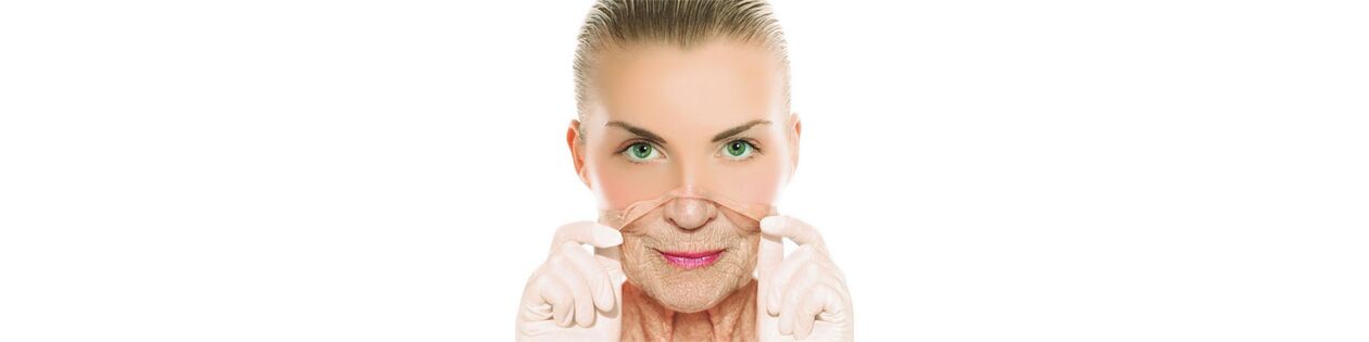 Le processus de rajeunissement de la peau du visage et du corps. 