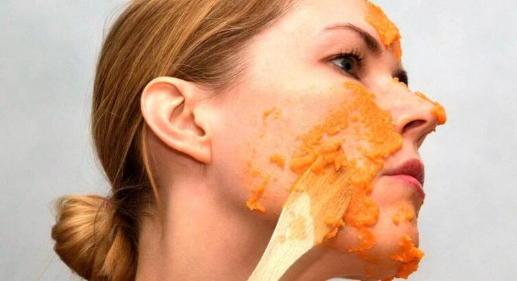 masque de carotte rajeunissant